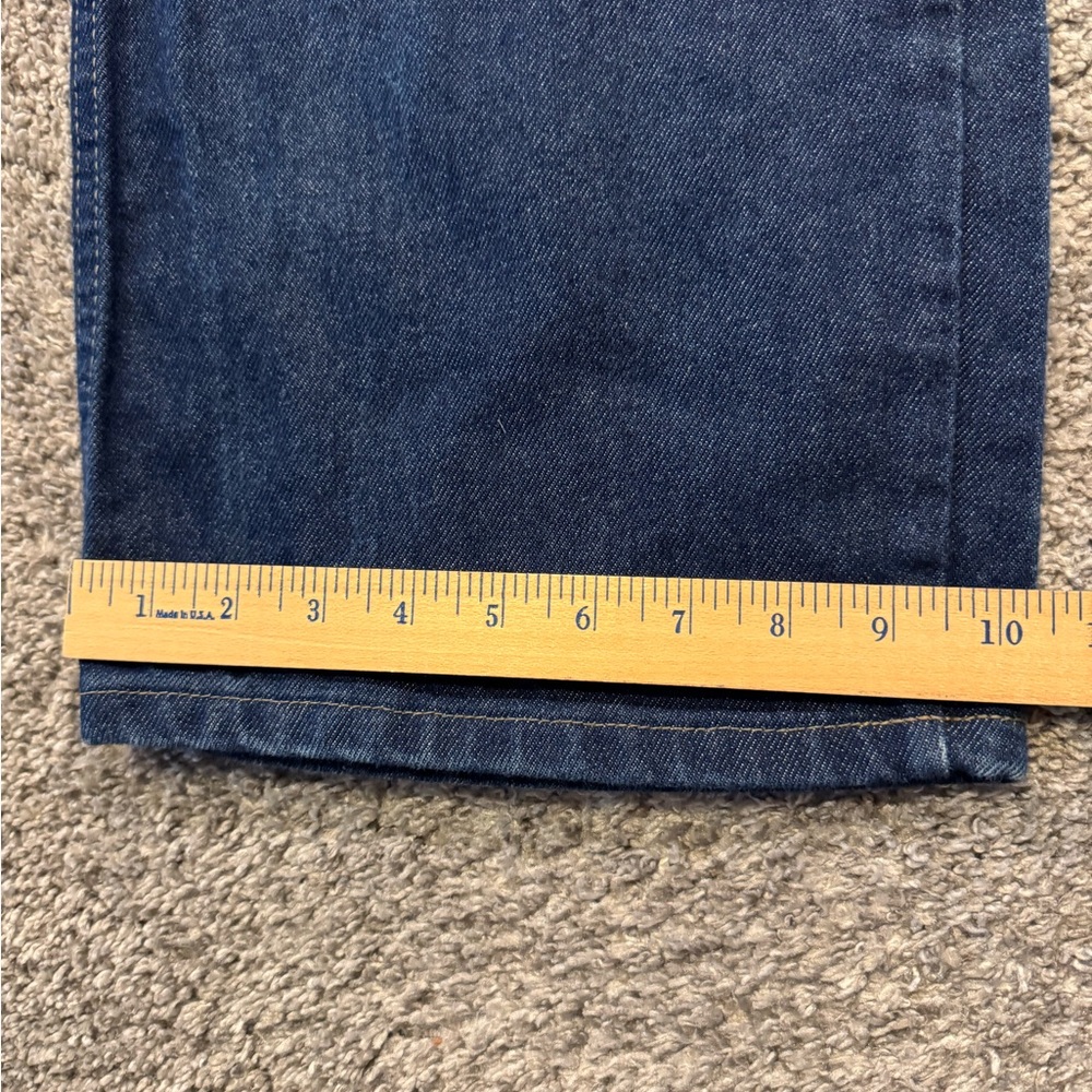 Bulwark FR Jeans Mens 46x32 Relaxed Fit Flame Resistant Workwear Dark Wash Denim - Picture 5 of 10